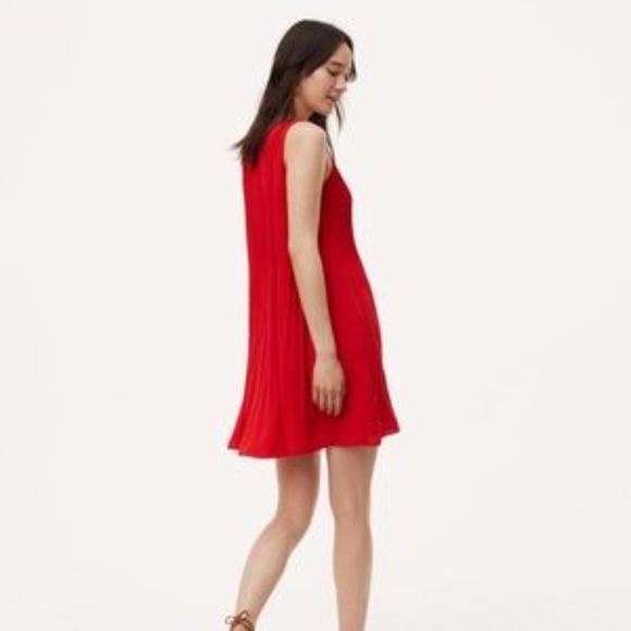 Loft Pleated Swing Dress. XXSP. - Picture 2 of 8